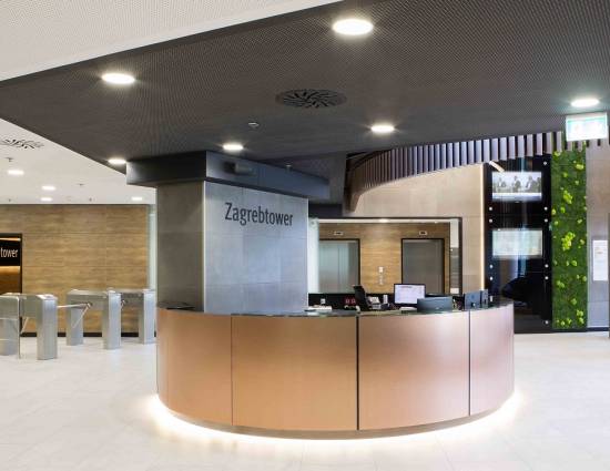 Reception desk